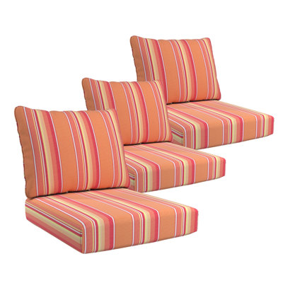 Ensemble de coussins de siège 3 pièces Sunbrella