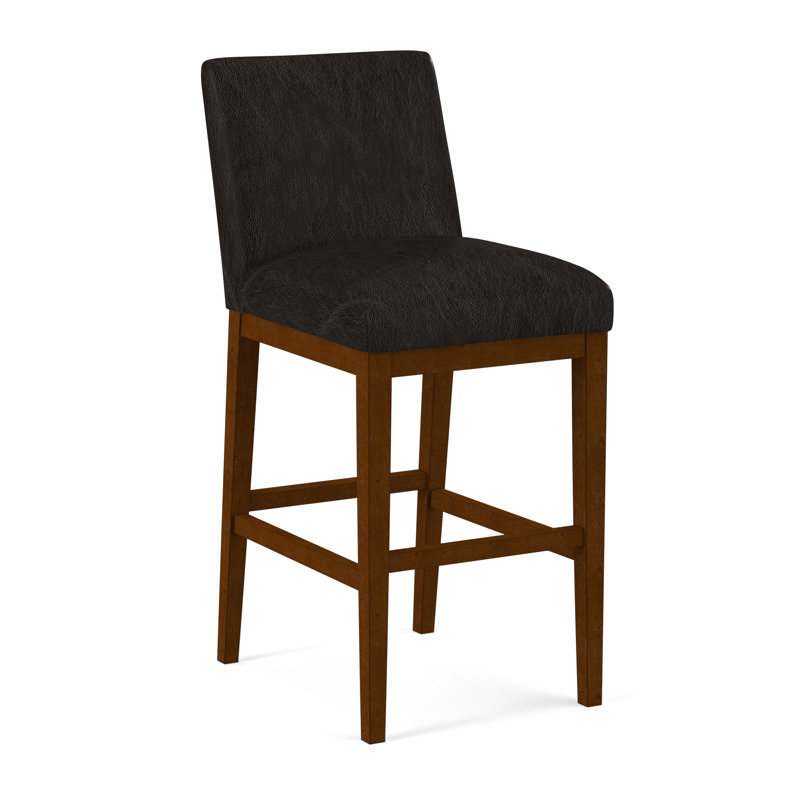 Upholstered Stool, Applause Bajah Ruby, English Saddle