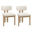 Boucle Upholstered Side Chair in Beige-852611473-852611472