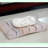 EcoStone Vertical Soap Holder - Natural Water Absorbent, Unique Rainbow Stone Bath Accessory