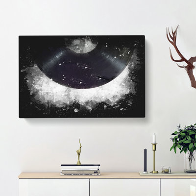 A Vinyl Record - Wrapped Canvas Painting