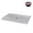 Streamline 60 in. x 36 in. Alcove Acrylic Shower Base in Matte Marble with Center Drain, Drain Included-118934374