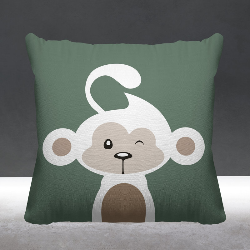 Coussin intérieur Ollie, 19 po x 19 po, Émeraude, Carré