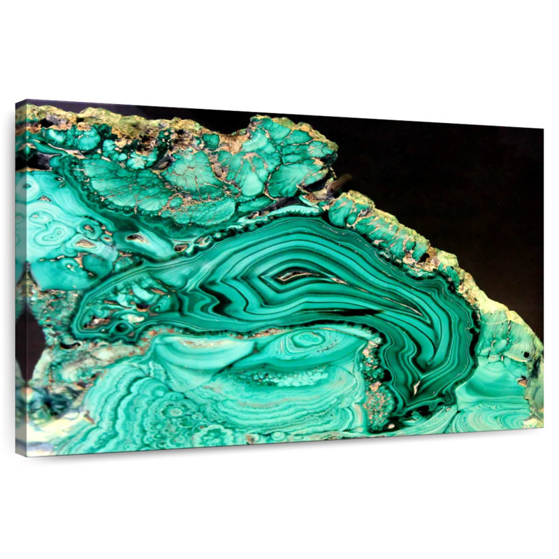 Malachite Alvord, H 16 po x l 24 po