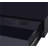 Writing Desk, Modern Black High Gloss with USB Port &amp; 2 Drawers | Metal Base | Composite Wood