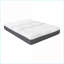 Matelas Matelas hybride en mousse viscoélastique infusée de gel 12 po Eastern King Green Blanc neige-559890201