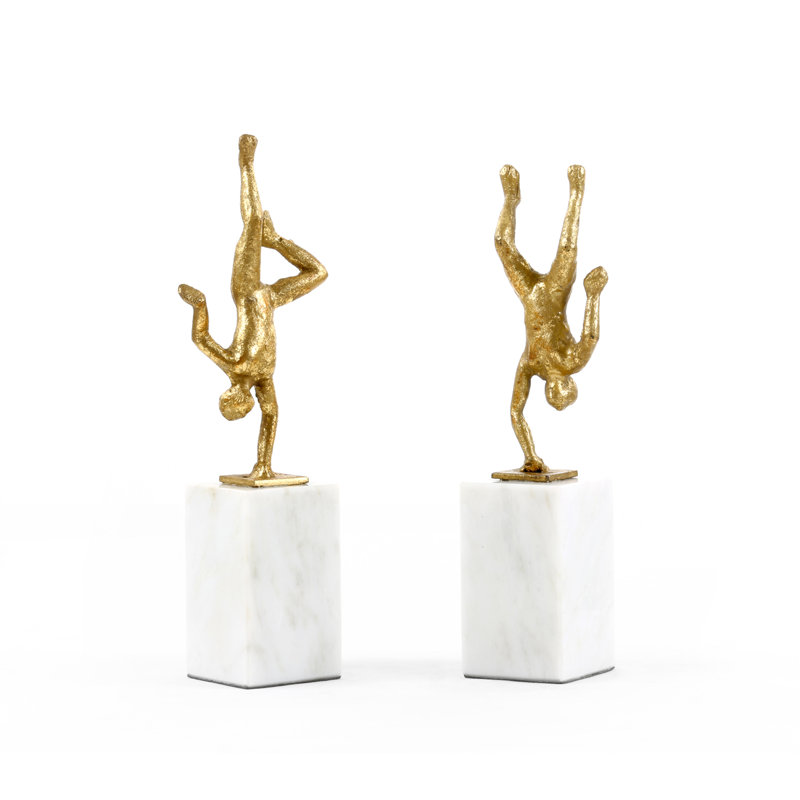 2 Piece Handstand Figurine Set