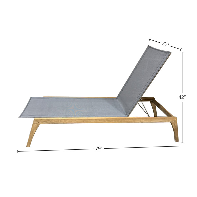 Renis Outdoor Chaise Lounge