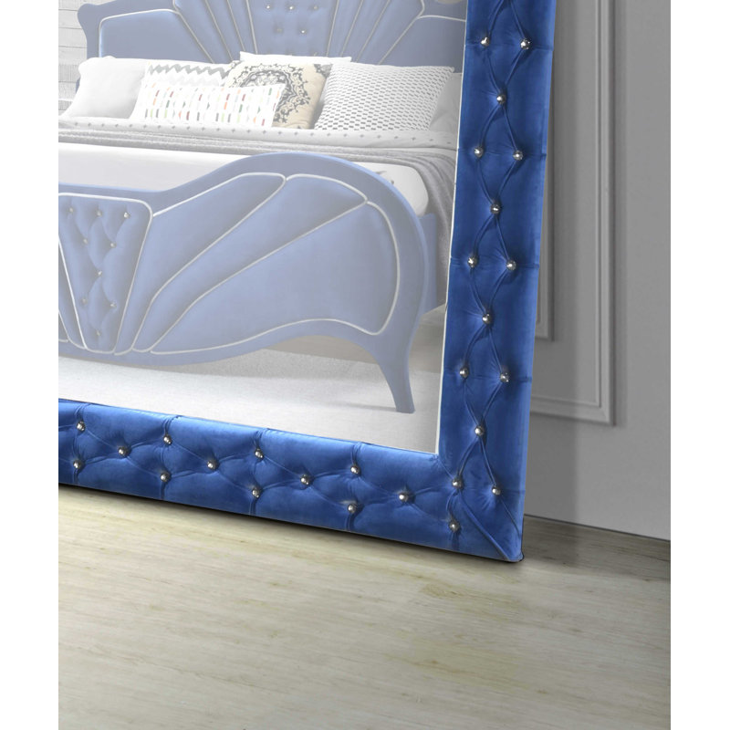 Miroir pour commode Pattinson, Bleu