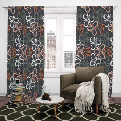Semi Sheer Curtain Pair