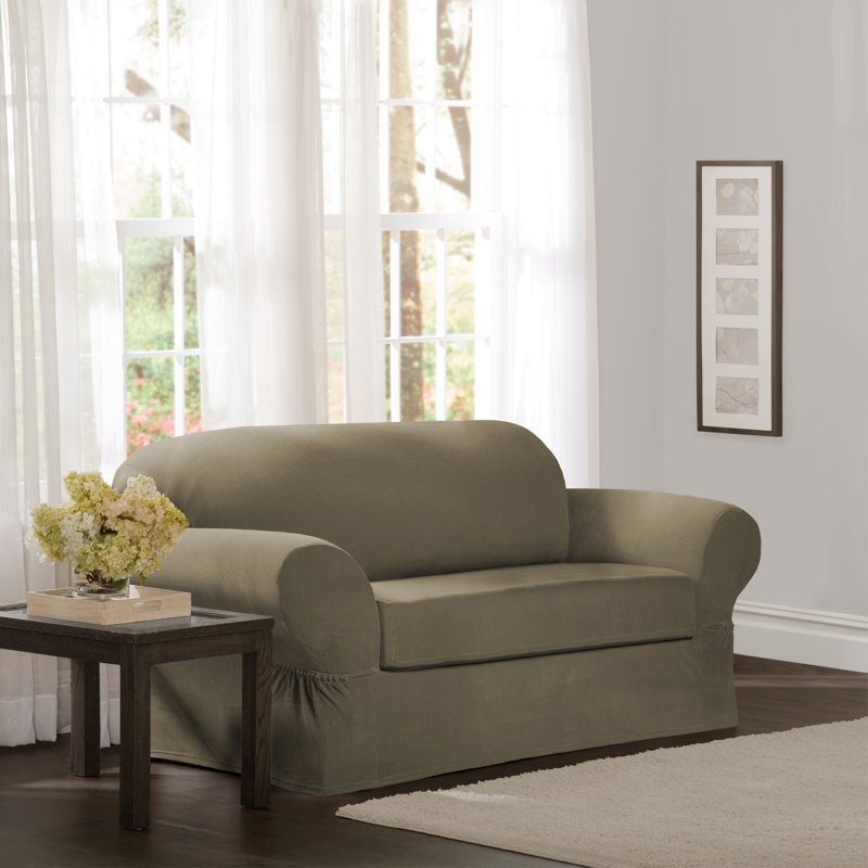 Housse extensible pour causeuse à coussins carrés / rectangulaires, Mousse