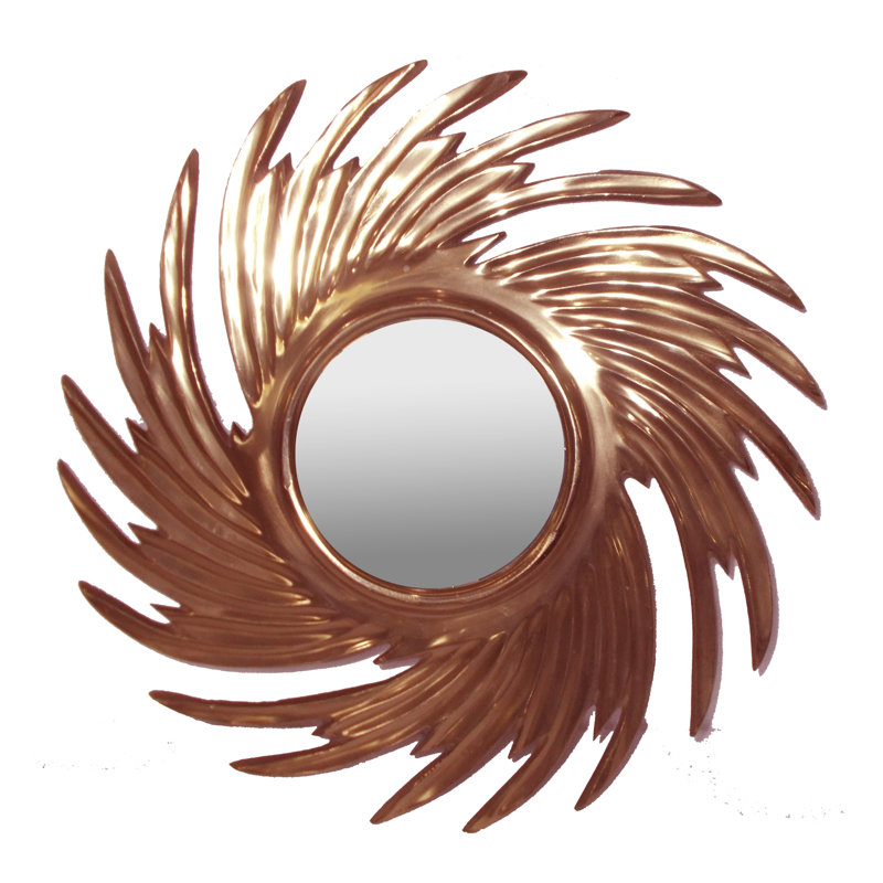 Grovesend Metal Wall Mirror