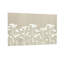 Plantes et fleurs Fleurs blanches sur fond beige-627819390