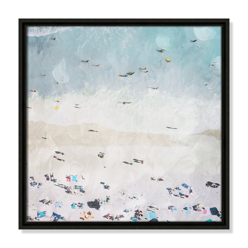 «Beaching Out II» par Milli Villa, Espresso, H 17,5 po x l 17,5 po