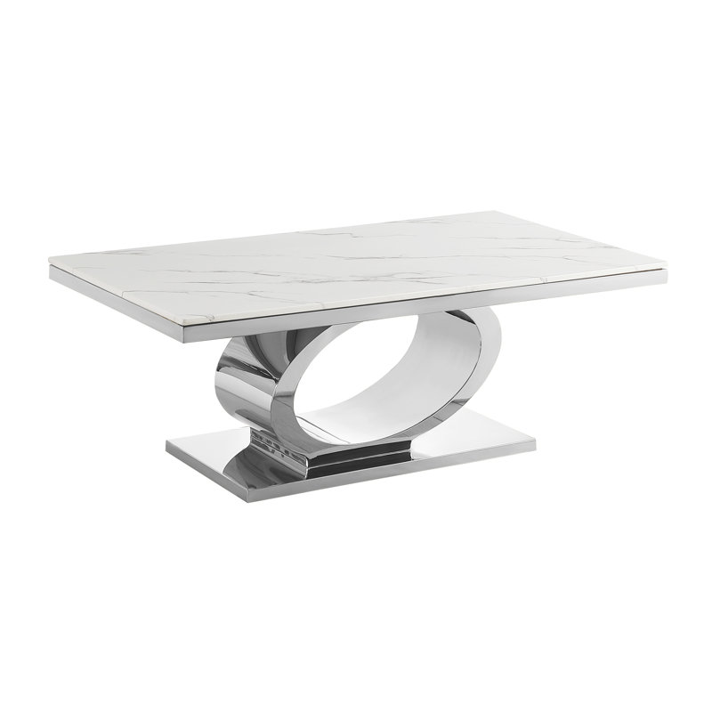 Table basse, Argenté