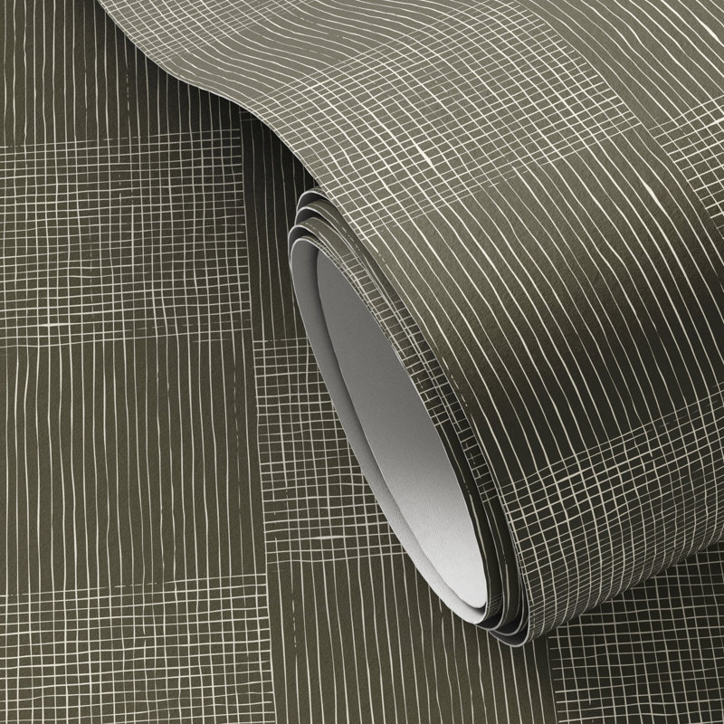 Checkers Terralon Wallpaper Roll, Olive I