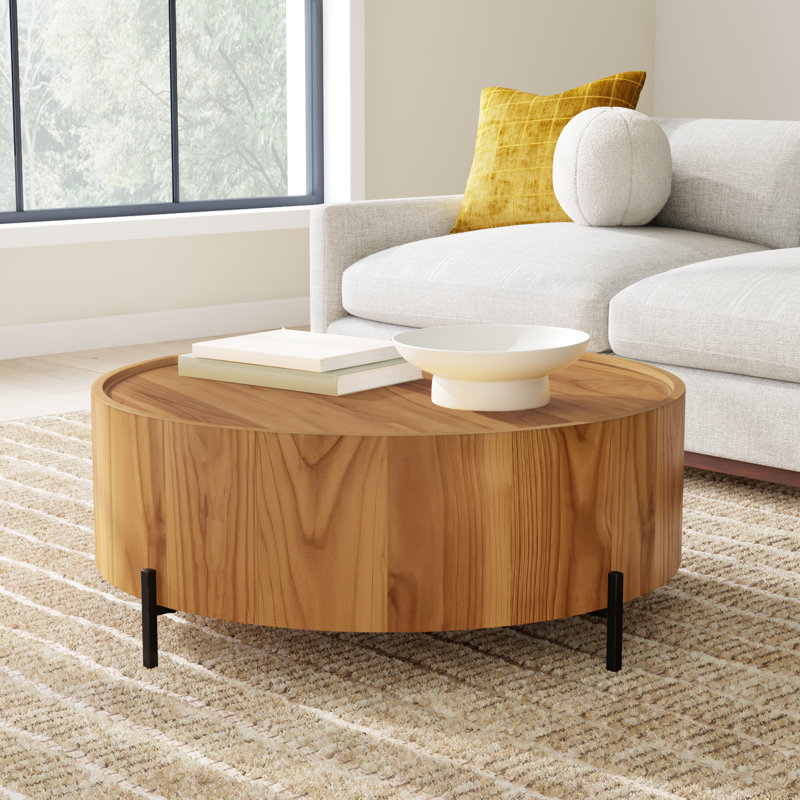 Alisha Coffee Table, Natural Teak