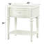 Lalo 1-Drawer Nightstand in Ivory
