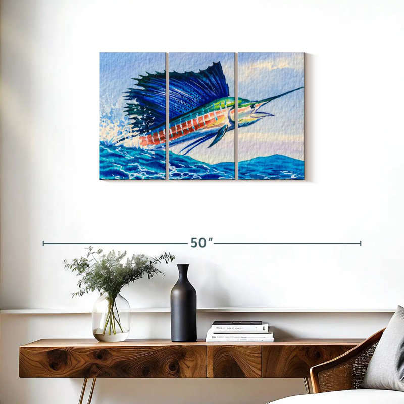 Brampt Sailfish, 20" H x 33" W