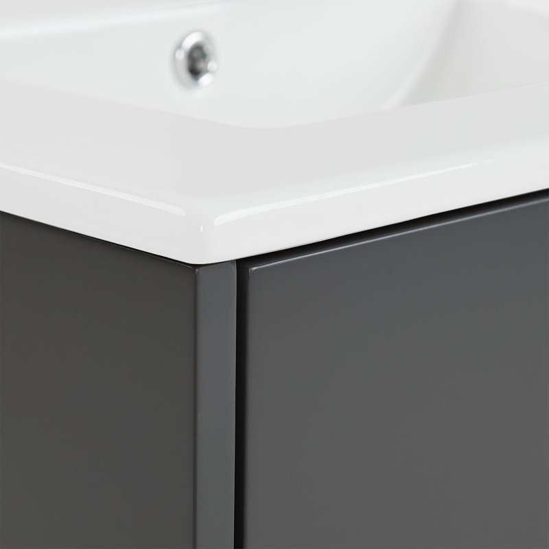 Amogh 610mm Wall Mounted Single Vanity