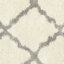 Tapis ivoire / gris à motif géométrique Alonnah-1777637955