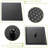 Ceiling Mounted Shower With Waterfall Tub Spout & Us Standard Thread - Bronze System 1.8 Gpm Flow Oil Rubber-118625426