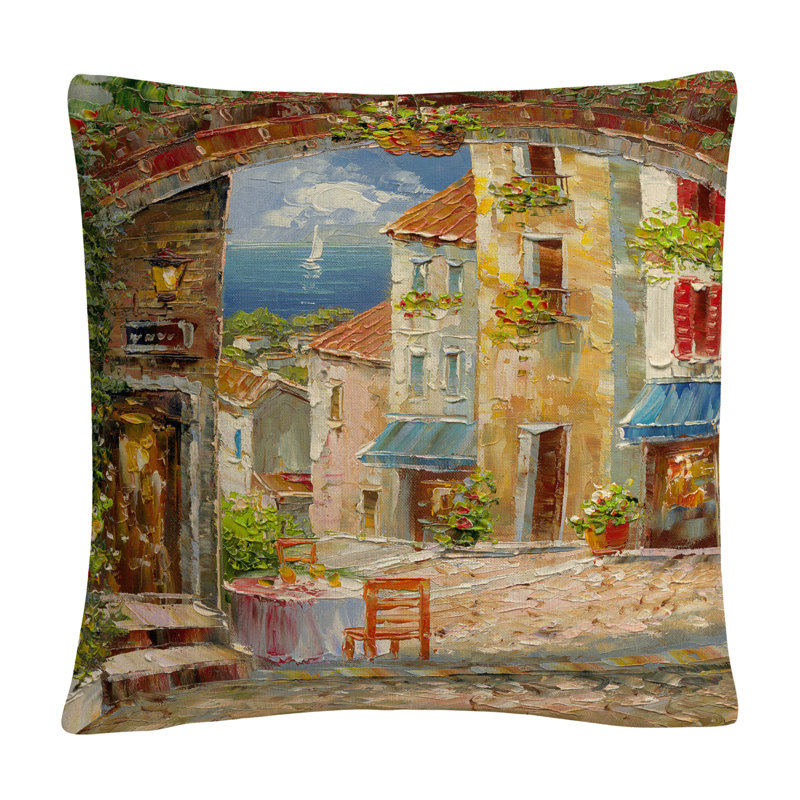 Coussin 16 po Rio Capri Isle