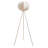Wynogene 65.75" H Tripod Floor Lamp with Pumpkin-Shaped Shade 