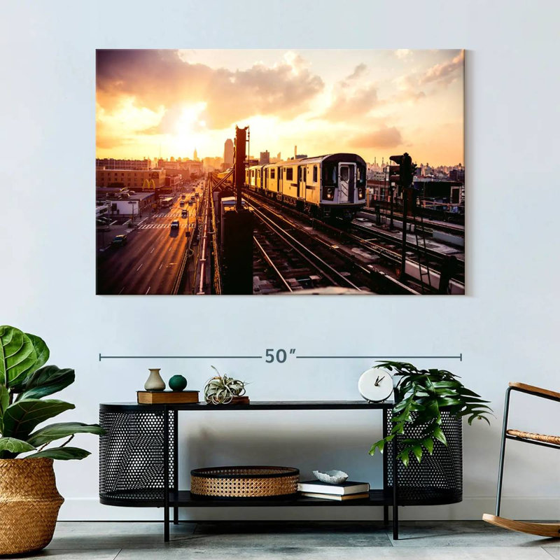 Mehar New York Train, 34'' H x 51'' W