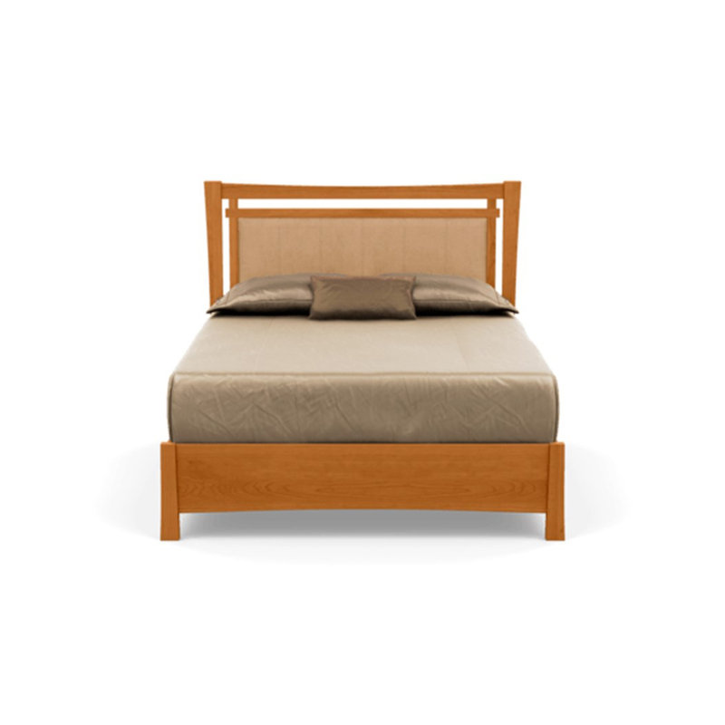 Monterey Upholstered Storage Bed, Full, Natural Cherry, Onyx