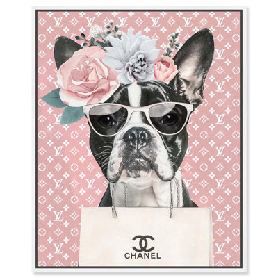 Dog Shopping Day Canvas Cute Pets Prints by Art Remedy