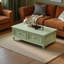 Table basse verte pour le salon, maison compacte-1742971939