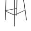 Luana Upholstered Counter Stool with Metal Frame