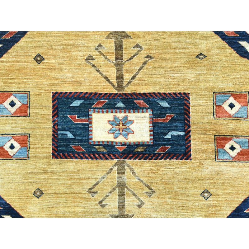 Tapis bleu ciel en laine noué à la main 9 K x l 9 pi x 11 pi 10 po 2BB297C677F84BC6AC098A8D3AD1647B