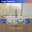 33'' L Double Bowl Fireclay Kitchen Sink