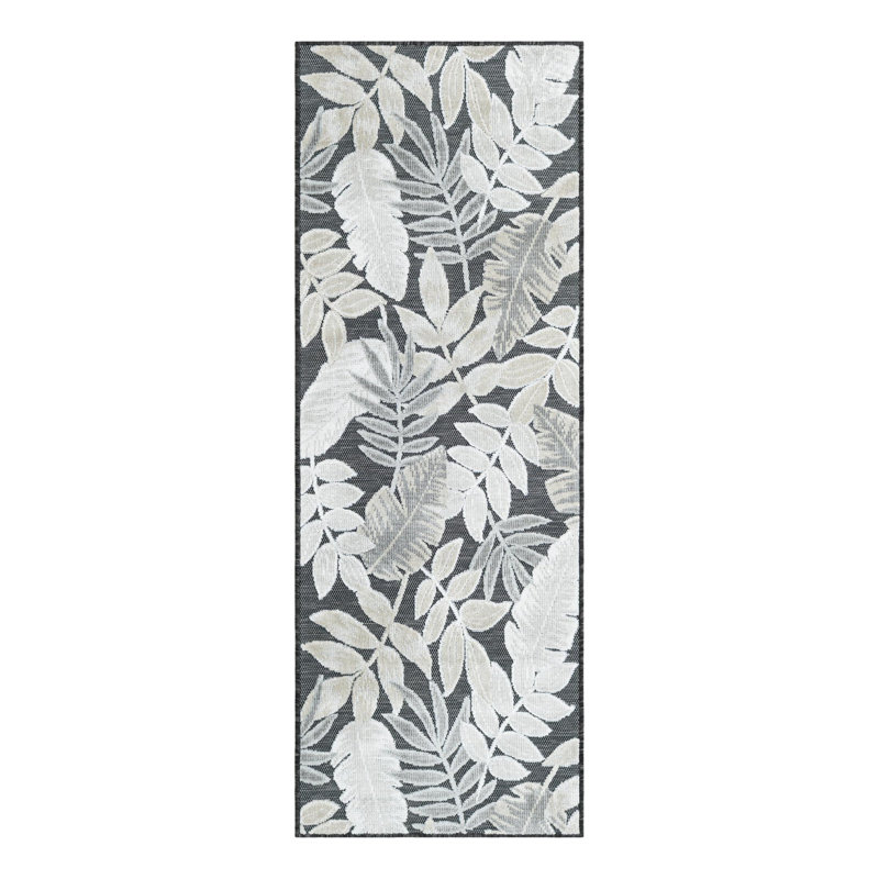 Firman Floral Indoor / Outdoor Rug, Runner 2'2" x 6'1"