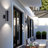 11.97" H Alvisa Outdoor Wall Light in 2 Lights with Aluminum and Waterproof