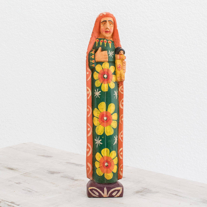 Amour pour Marie et statuette en bois