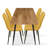Tapscott 5-Piece Stain Resistant Upholstered Dining Set-1348829137