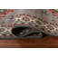 Tapis de couloir géométrique Kazak gris fait à la main 3 x 10