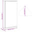 Aheed 299.97mm W 599.95mm H Wall Framed Medicine Cabinet Mirror-785829830