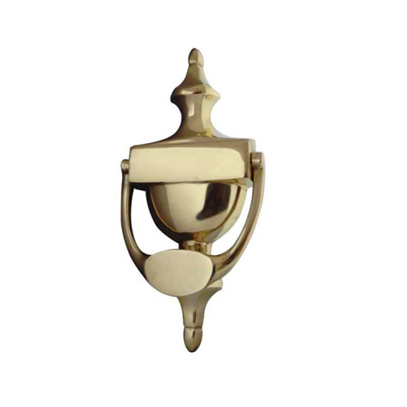 Urn Knocker, Polished Brass