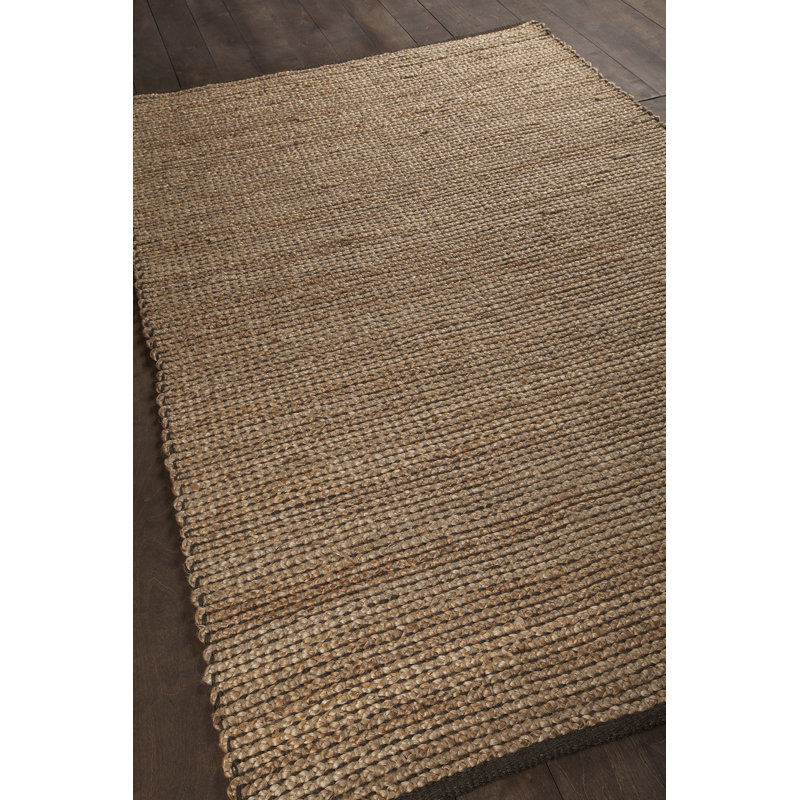 Zola Hand Loomed Area Rug in Tan, Rectangle 7'9" x 10'6"