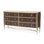 Commode 6 tiroirs Villa Cherie - noisette 74 po