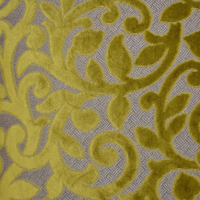 Rory Pillow Cover & Insert, Lime Floral, Square 24"