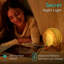 Galaxy Moon Night Light