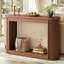 Console de rangement cannelée de 42,9 po pour salon d'entrée