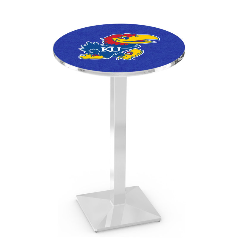 Table bistro NCAA 36 ", Université du Kansas, Chrome