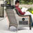 6 Piece Patio Furniture Conversation Sets With Solar Light Table,outdoor Wicker Furniture With Ottoman, All Weather Resistant Outside High Back Rattan Patio Set-1345828562
