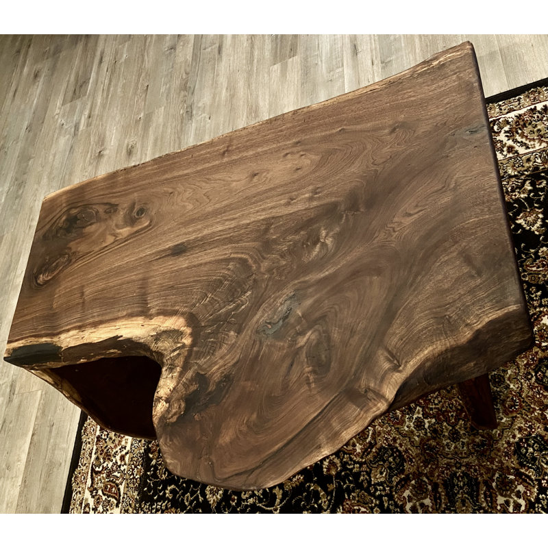 Table basse Rustic Waterfall Live Edge